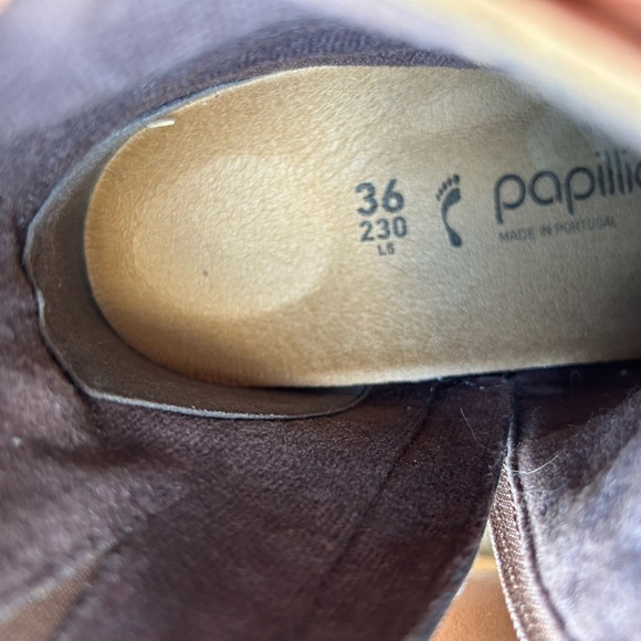 Birkenstock Papillio Ebba Brown Wedge Cork Ankle Boots Anthropologie Sz-36. C - Picture 6 of 14